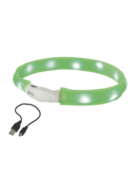Nobby LED Leuchtband breit "VISIBLE" 25 mm; 40 cm grün