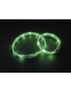 Nobby LED Leuchtband breit "VISIBLE" 25 mm; 70 cm grün 