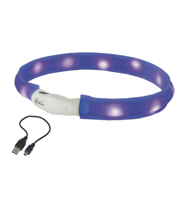 Nobby LED Leuchtband breit VISIBLE 25 mm; 40 cm blau 
