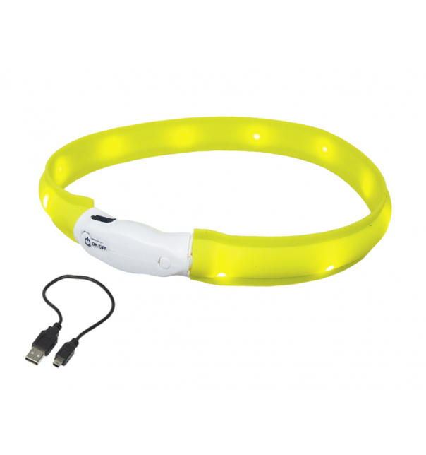 Nobby LED Leuchtband breit VISIBLE 25 mm; 40 cm gelb 