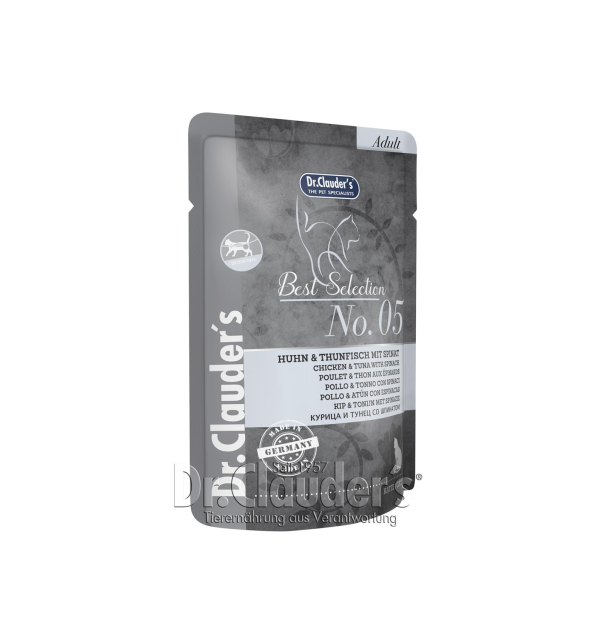 DC Best Selection No. 5 Huhn & Thunfisch mit Spinat  85g
