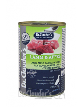 Dr. Clauder Selected Meat Lamm & Apfel 400g