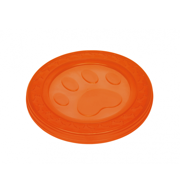 Nobby TPR Fly-Disc "Paw" 22cm orange