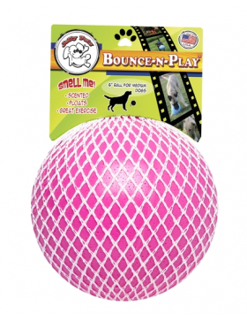 Jolly Ball Bounce-n Play 11cm Rosa (Kaugummii Duft)