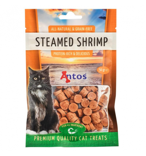 Antos Cat Treats Steamed Garnelen 50 gr