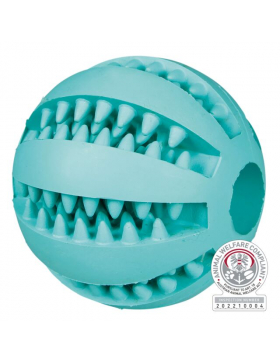 Trixie Denta Fun Ball, Minzgeschmack, Naturgummi, 6 cm