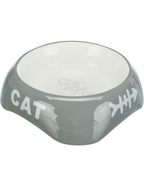 Trixie Napf Cat, Keramik, Fischgräte, 0,2 l / 13 cm