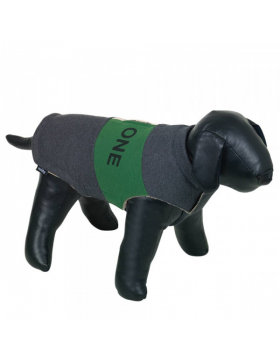 Nobby Hundemantel " The one" grau-grün 32 cm