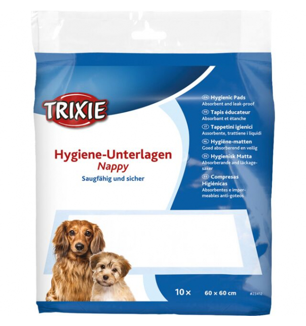 Trixie Hygiene-Unterlage Nappy, 60 x 60 cm, 10 Stück