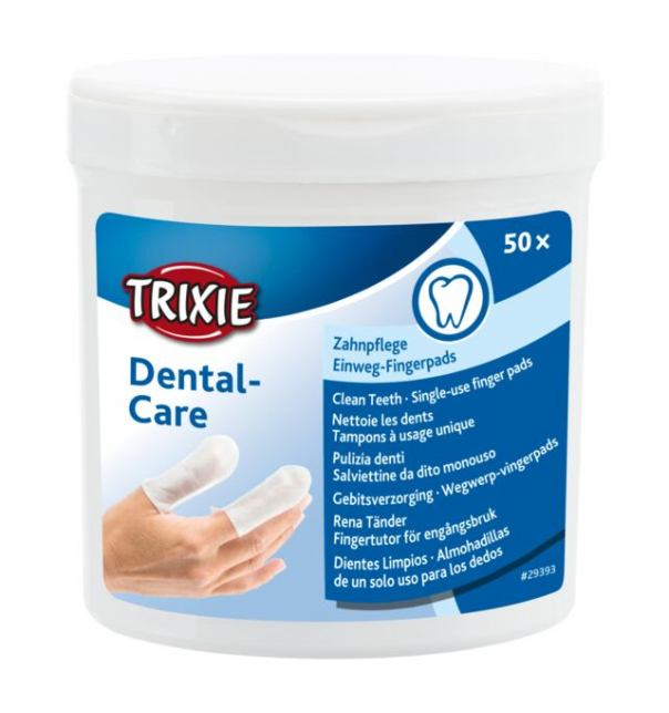 Trixie Dental Care Zahnpflege, Fingerpads. 50 Stk.
