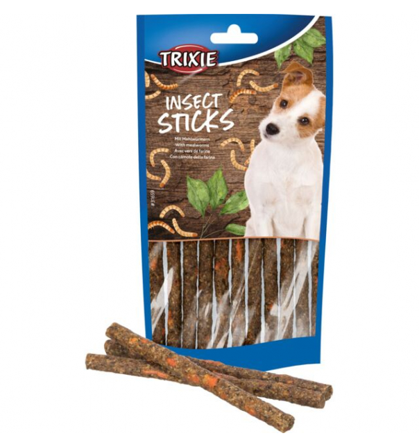 Trixie Insect Sticks mit Mehlwürmern, 80 g