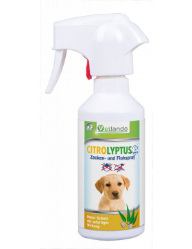 Vetlando Citrolyptus Zecken- und Flohspray, 250 ml, Hund