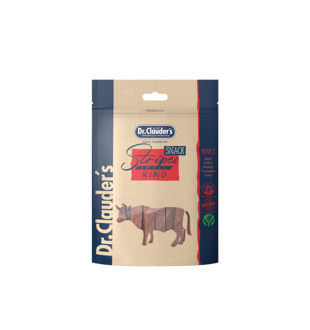 DC Stripes Snack Small Rind 80g Beutel