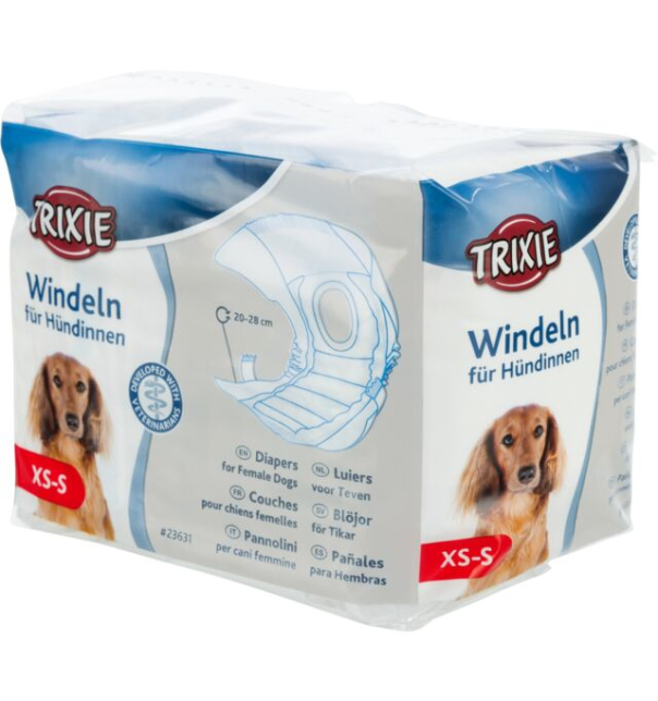 Trixie Windeln für Hündinnen XS-S 20-28 cm