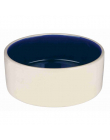 Trixie Napf, Keramik 1l / 18 cm, creme/blau