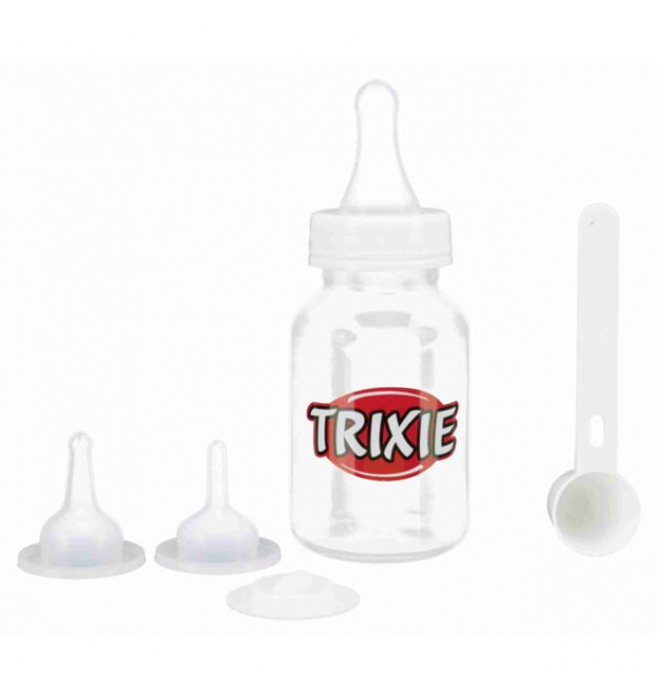 Trixie Saugflaschen-Set, 120ml, transparent/weiß