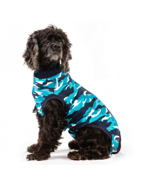 Schutzanzug Suitical - Recovery Suit Hund Camoblau