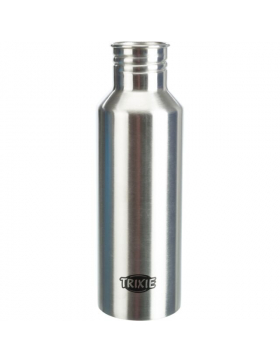 Trixie Flasche mit Trinknapf, Edelstahl/Kunststoff0,75l