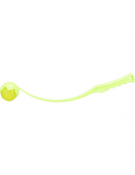 Trixie Ballschleuder mit Ball, Kunststoff/TPR, ø 6/50 cm, lime