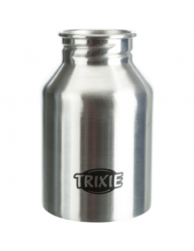 Trixie Flasche mit Trinknapf, Edelstahl/Kunststoff, 0,3...