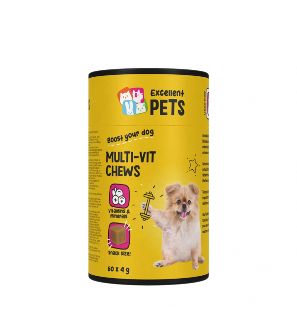 HAC Excellent Pets Multi-Vit Chews 60 Treats