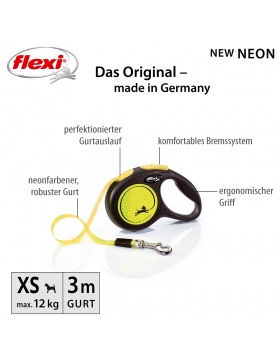 Flexi New Neon M (5m)