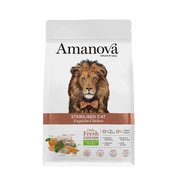 Amanova STERILISED Katze "EXQUISITE" Hühnchen 300g