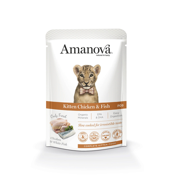 Amanova Kitten P09 Hühnchen & Fisch 85g