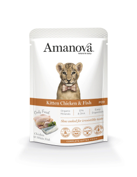 Amanova Kitten P09 Hühnchen & Fisch 85g