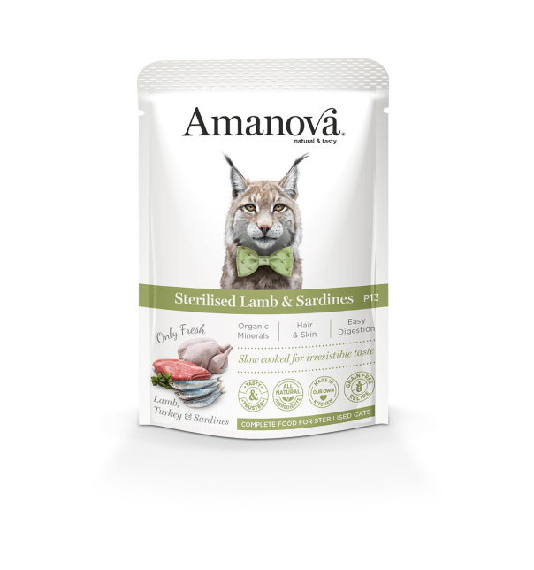 Amanova Adult P13 STERILISED Lamm & Sardinen 85g