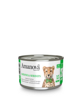 Amanova 15 "Sardinen & Shrimps" 70g