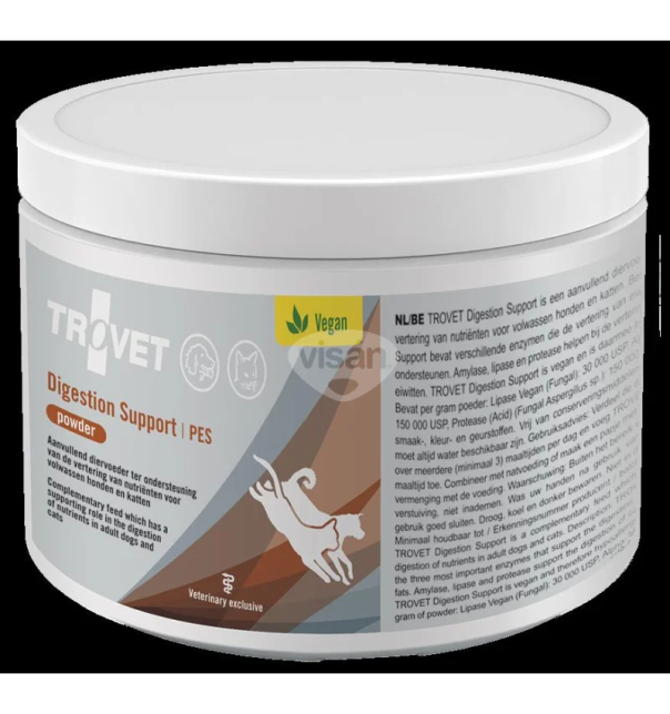 TROVET "Digestion Support" Pulver Hund/Katze 200g / PES