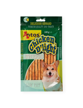 Antos Chicken D´ light Twiggs 100g