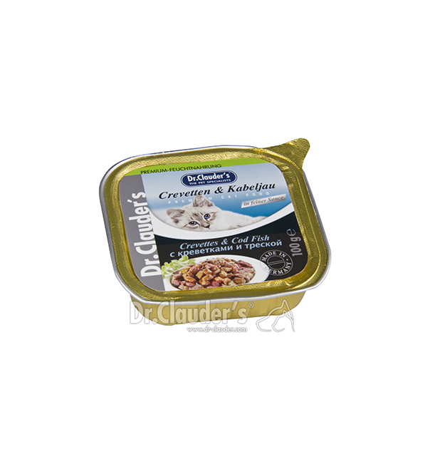 DC Hgh Premium Kabeljau & Krevetten in Soße 100g (Schälchen)