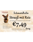 Wolfsinstinkt SchmatzRolle Strauß mit Reis 800g