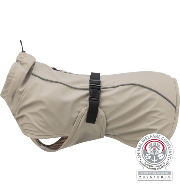 Trixie BE NORDIC Regenmantel Husum, XL: 70 cm, sand