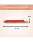 Raw Hide White + Chicken Roll 8``, 2 Stück