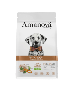 Amanova PUPPY MEDIUM "EXQUISITE" Hühnchen