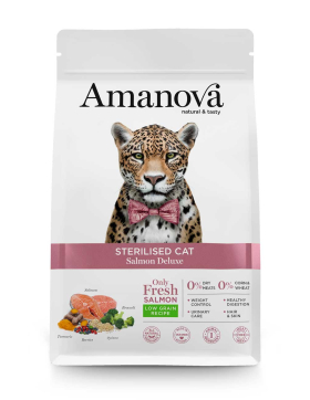 Amanova STERILISED Katze "DELUXE" Lachs