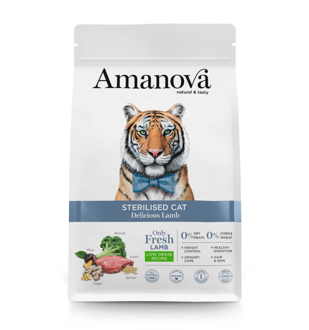 Amanova STERILISED Katze "DELICIOUS" Lamm