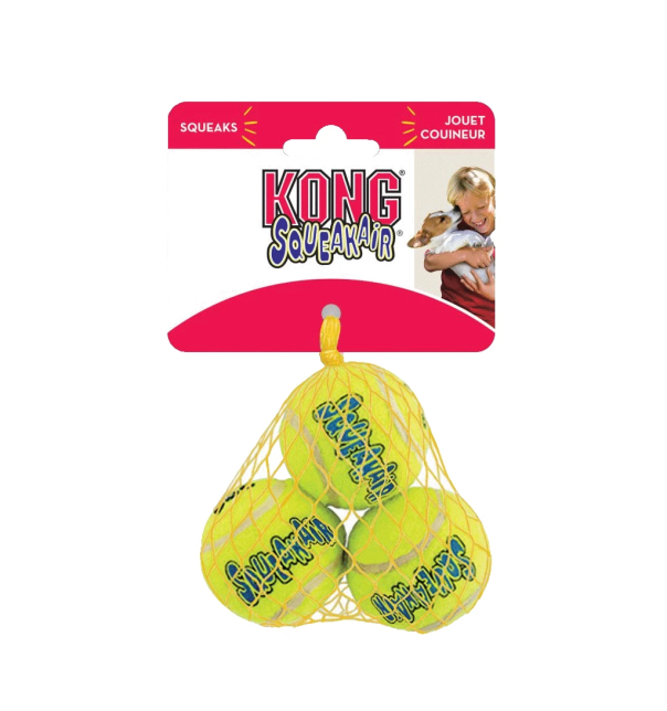 KONG Air Squeaker Tennis Ball S 5 cm 3 pcs.