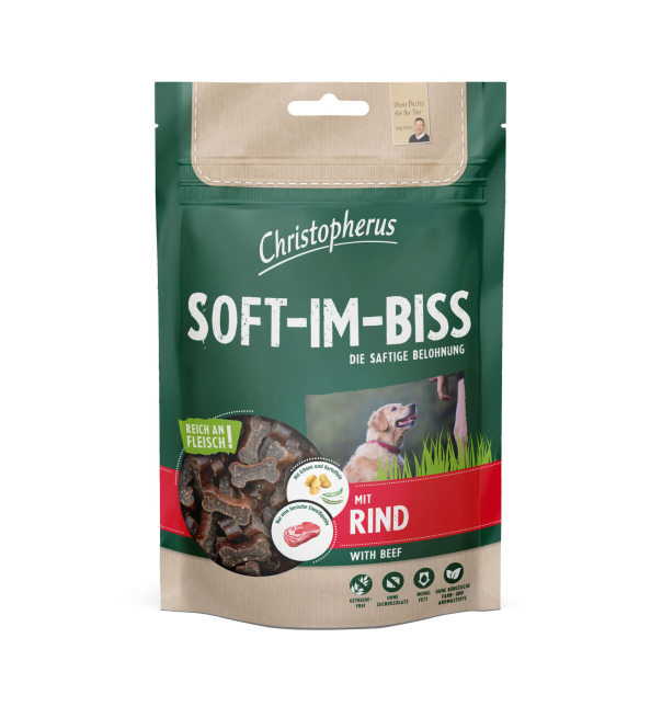 Christopherus Snacks Soft-Im-Biss mit Rind 125g