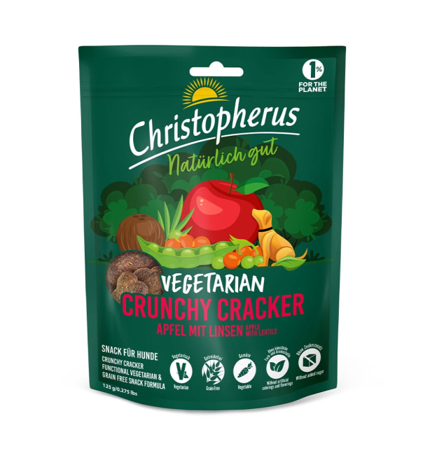 Christopherus Snack Vegetarian Apfel & Linsen 125g
