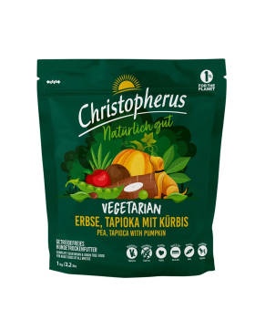 Christopherus Vegetarian Erbse, Tapioka mit Kürbis 1kg