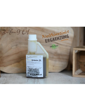 Wolfsinstinkt Kräuteröl 3-6-9  250ml