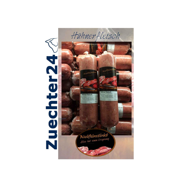 Wolfsinstinkt - Hühnerfleisch (grob gewolft) 500g